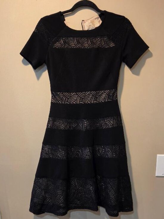 Julie's Quality Couture Dresses & Skirts - Julie's Quality Couture Upscale Boutique Black Mesh Cocktail Dress